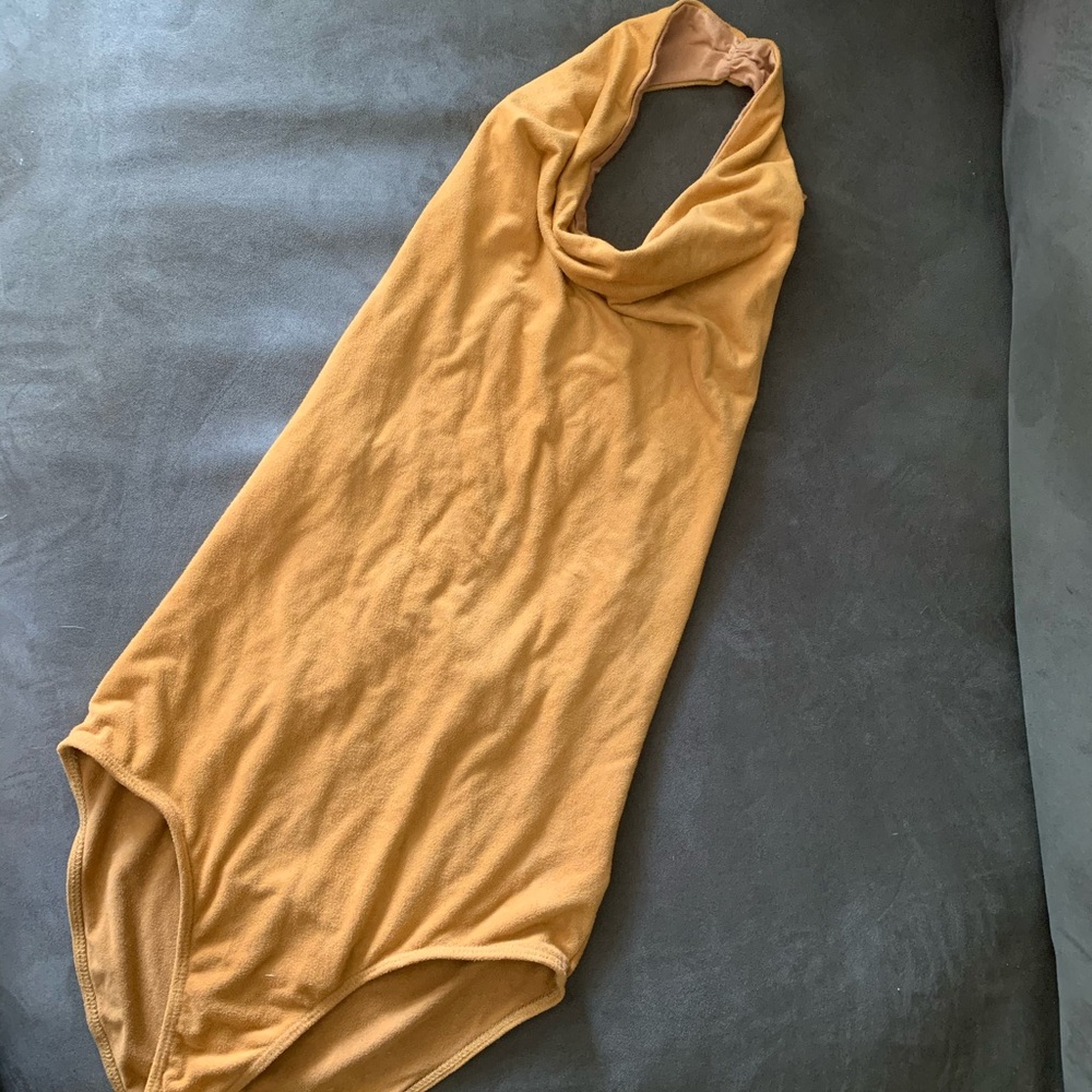 Mustard bodysuit